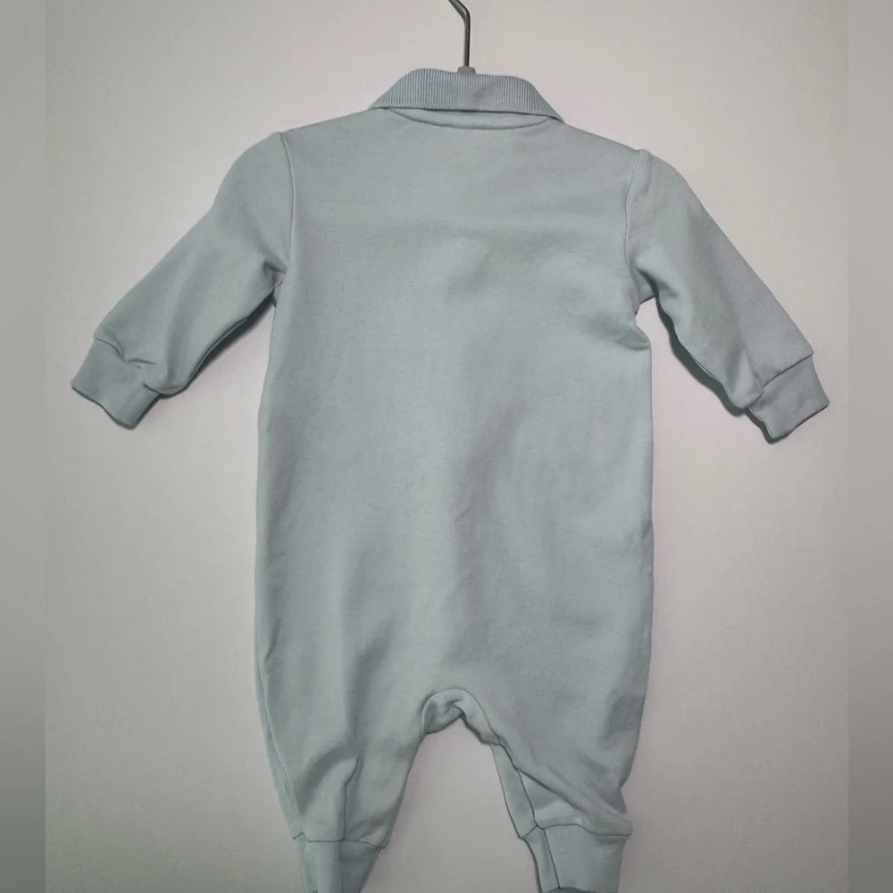 Polo Ralph Lauren Baby Blue cotton Coverall Size 3M